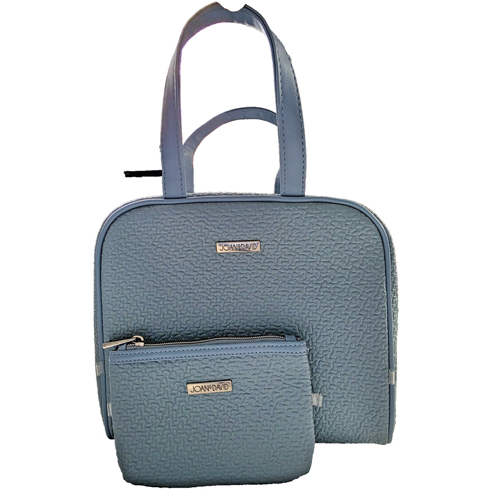 Joan & David Travel Tote/Purse, Shoulder Strap, Full Zip w/Included Make Up Bag